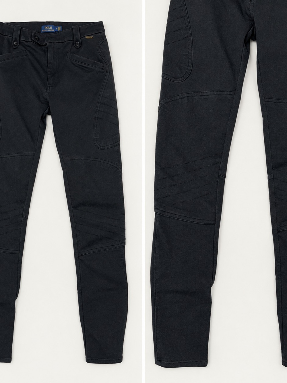 Polo Ralph Lauren Stretch Jersey Womens 8 Ponte Ankle Zip 2 Pocket
Moto Pants - Picture 2 of 11
